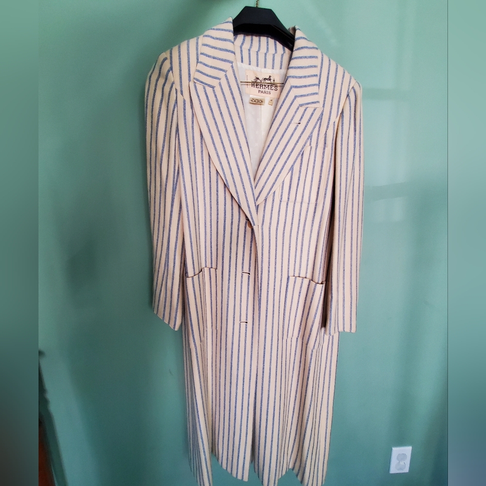 Vintage Hermes Skirt and Matching Coat - Picture 6 of 16